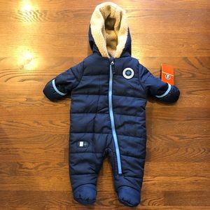 Weatherproof Snowsuit Navy 6-9M